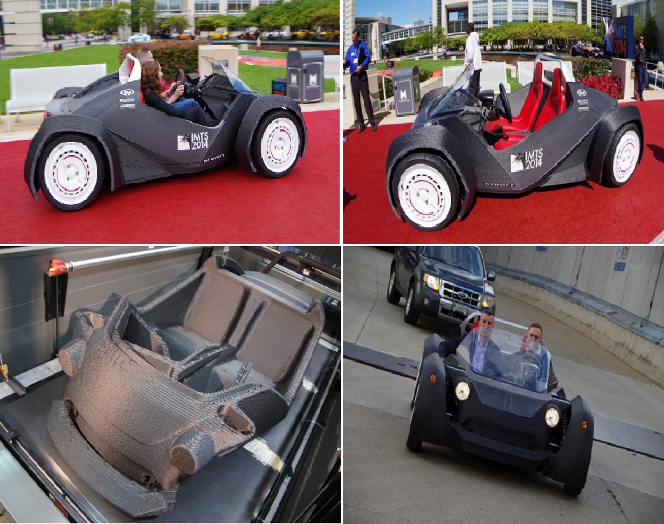 World`s First 3D Printed Car Took nly 44 Hours to Print
